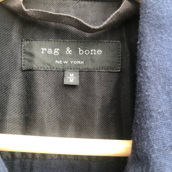 Men’s Rag and Bone Lightweight Twill zip up jacket - Picture 4 of 4